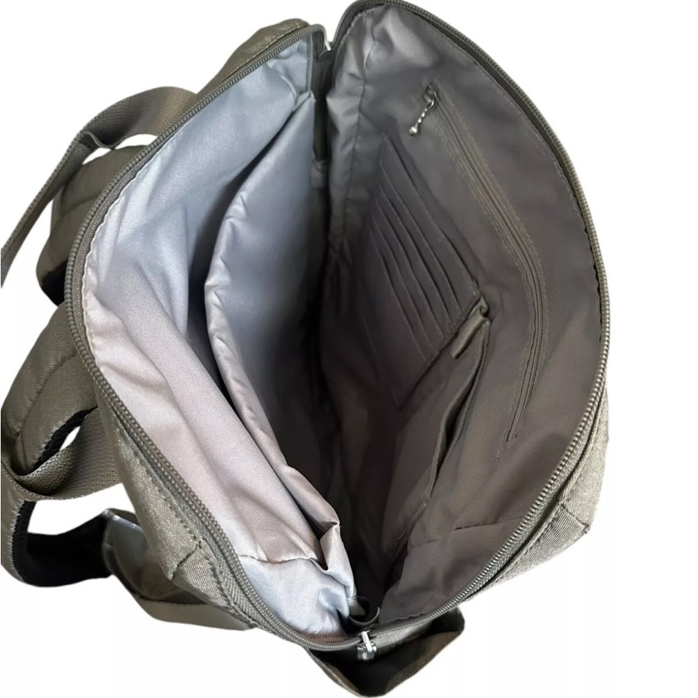 Baggallini Gray Metallic Backpack - Picture 7 of 13
